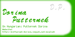 dorina putternek business card